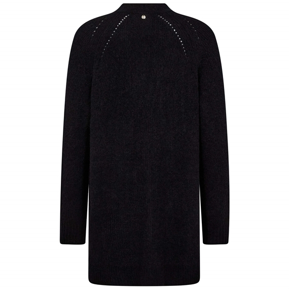 Mos Mosh Thora Long Cardigan, Sort